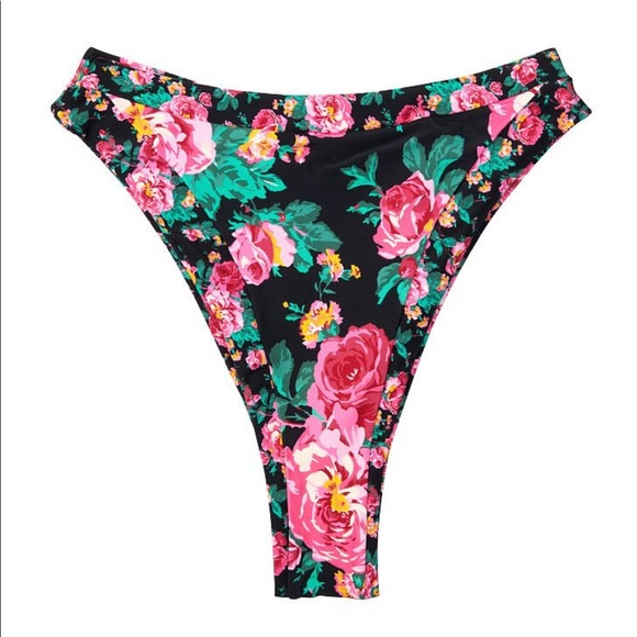 2 PIECE FOR LOVE & LEMONS Rosewater Underwire Swim Top & High-waist Swim Bottom - Picture 16 of 16